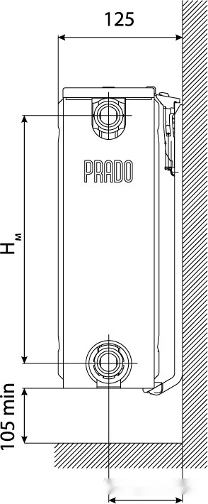 Радиатор Prado Universal тип 22 500x1400