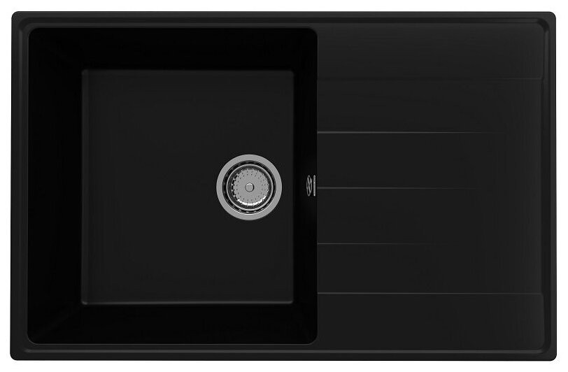 Кухонная мойка Ulgran Quartz Prima 780-07 (уголь)