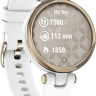 Умные часы Garmin Lily (кремово-золотистый/силиконовый ремешок)