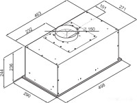 Вытяжка Maunfeld Crosby Power 50 (нержавеющая сталь)
