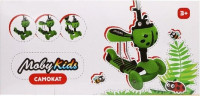 Самокат Moby Kids Божья коровка 3 в 1 641274 (зеленый)