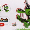 Самокат Moby Kids Божья коровка 3 в 1 641274 (зеленый)