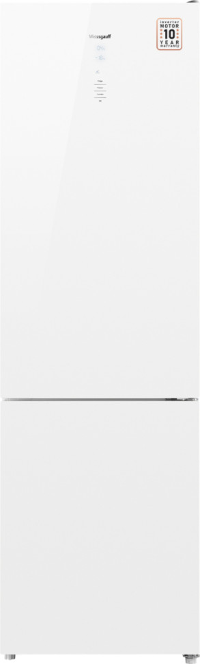 Холодильник Weissgauff WRK 2000 D Full NoFrost Inverter White Glass
