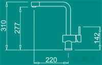 Смеситель Elleci Stream G62 Bianco Antico