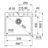 Кухонная мойка Franke MRG 610-54 FTL (оникс)