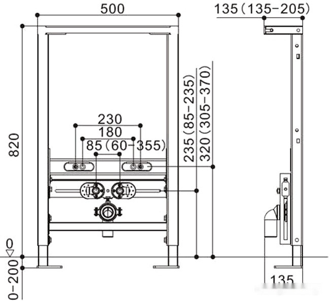 Система инсталляции Weltwasser Amberg 500 BD