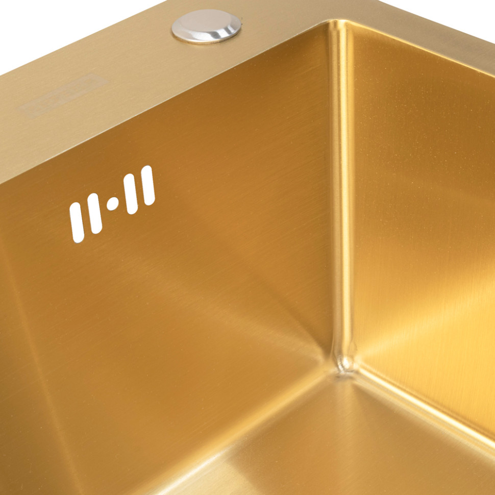 Кухонная мойка ARFEKA Eco AR 500*500 Golden PVD Nano