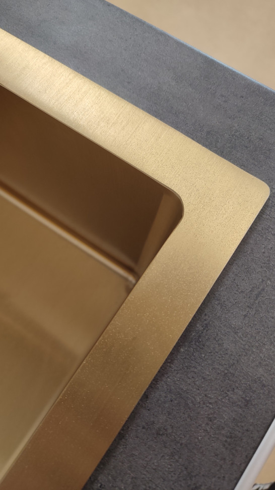 Кухонная мойка ARFEKA Eco AR 500*500 Golden PVD Nano
