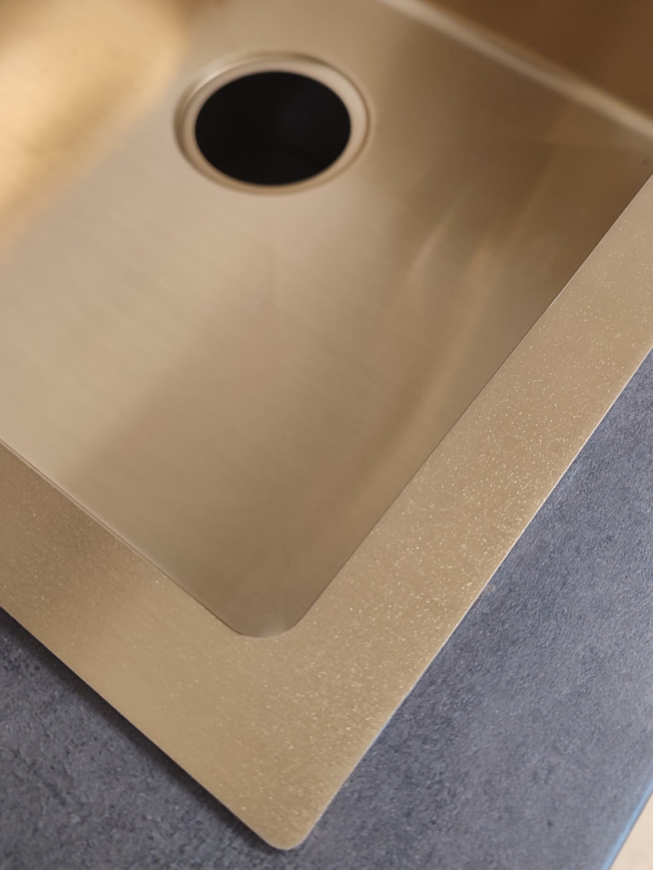 Кухонная мойка ARFEKA Eco AR 500*500 Golden PVD Nano