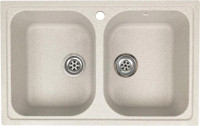 Кухонная мойка Granrus GR-785 W (песочный)
