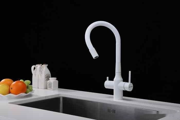 Смеситель Paulmark Salix Sa213419-431 (белый матовый)