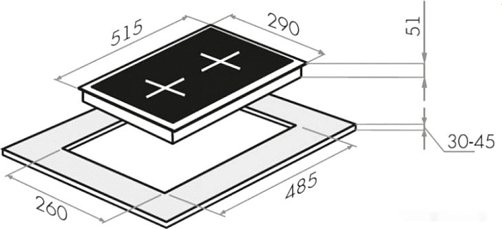 Варочная панель Maunfeld EGHE.32.63CB/G