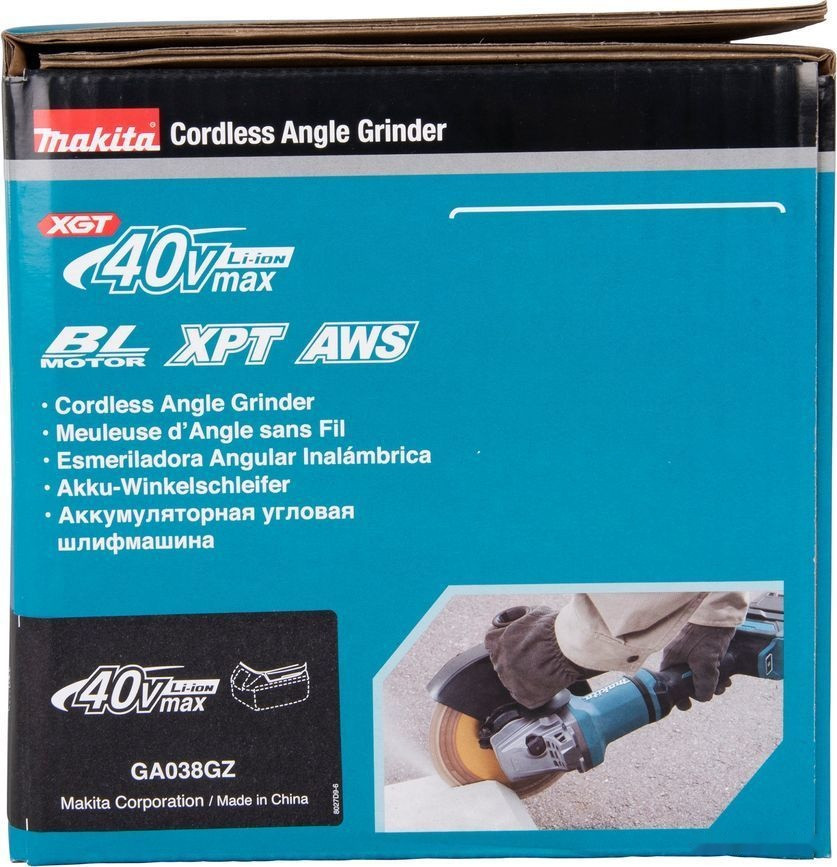 Угловая шлифмашина Makita GA038GZ (без АКБ)