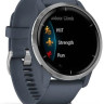 Умные часы Garmin Venu 2 (нержавеющая сталь/синий гранит)