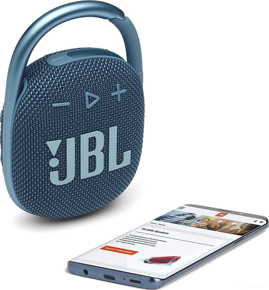 Портативная акустика JBL Clip 4 (синий)