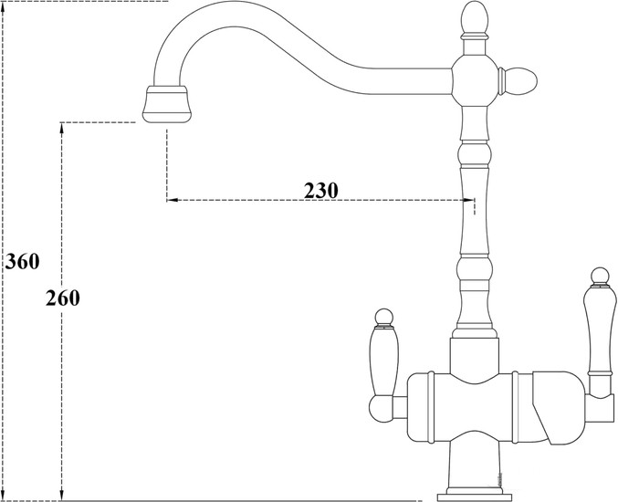 Смеситель Zorg ZR 326 YF
