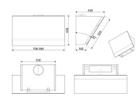 Вытяжка Smeg KV28N