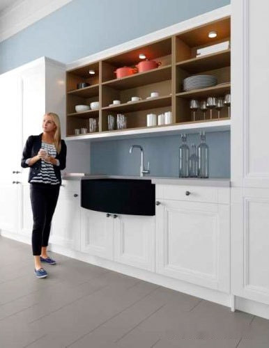 Кухонная мойка AquaSanita Villa Premium GQV100W (черный 601)