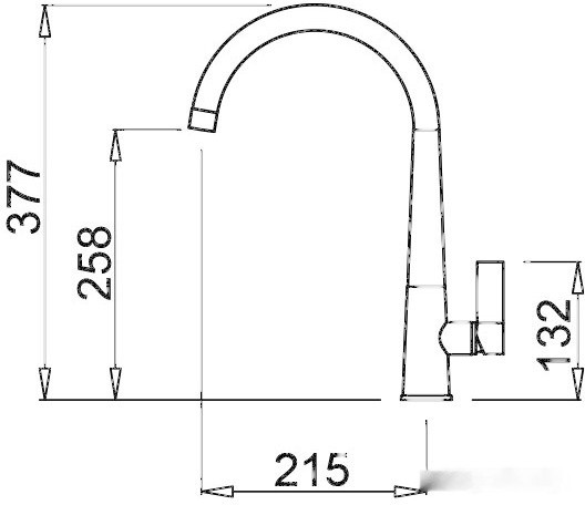 Смеситель Elleci Athena G40 Full Black Nero