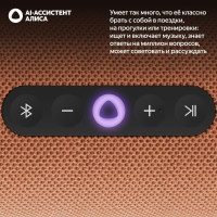 Умная колонка Яндекс Станция Стрит (оранжевый)