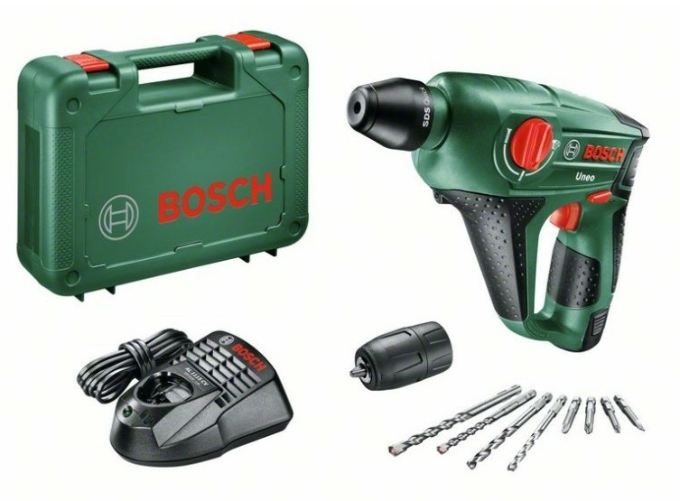 Перфоратор Bosch Uneo 0603984027 (с 1-м АКБ 12 V)