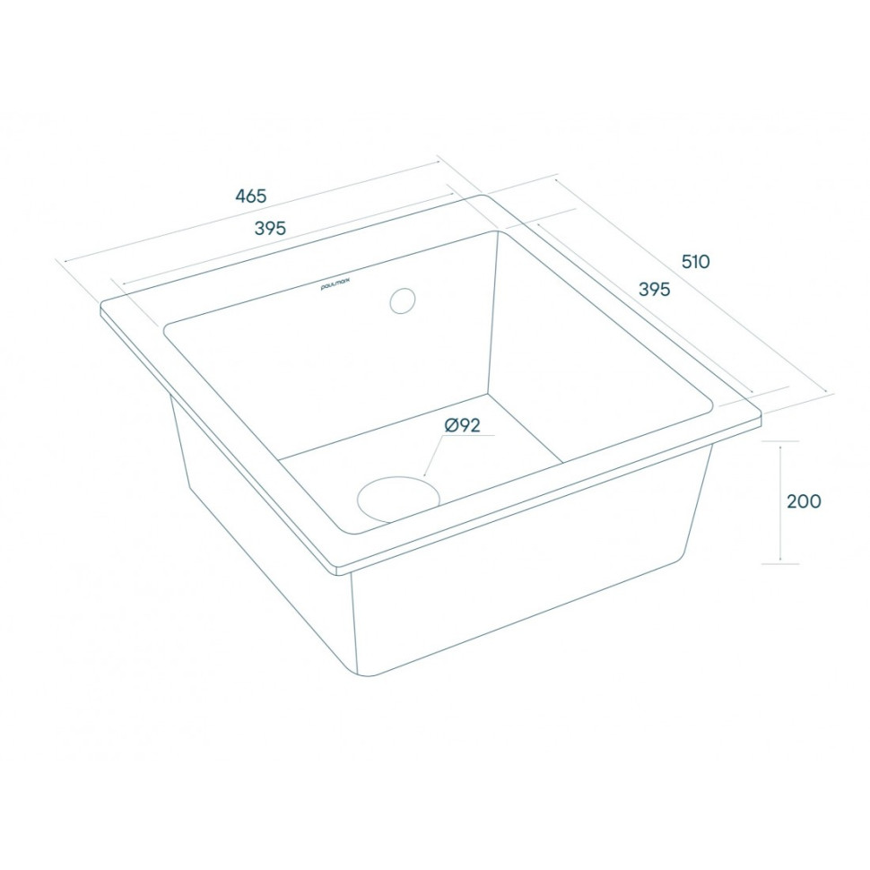 Кухонная мойка Paulmark Zemar PM104651-WH
