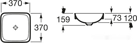 Умывальник Roca Inspira 32753R000