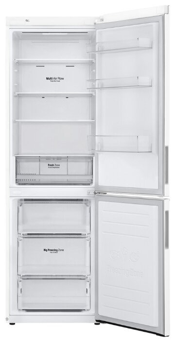 Холодильник с морозильником LG GA-B459CQWL