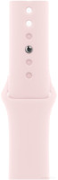 Умные часы Apple Watch Series 9 41 мм (алюминиевый корпус, розовый/розовый, спортивный силиконовый ремешок S/M)