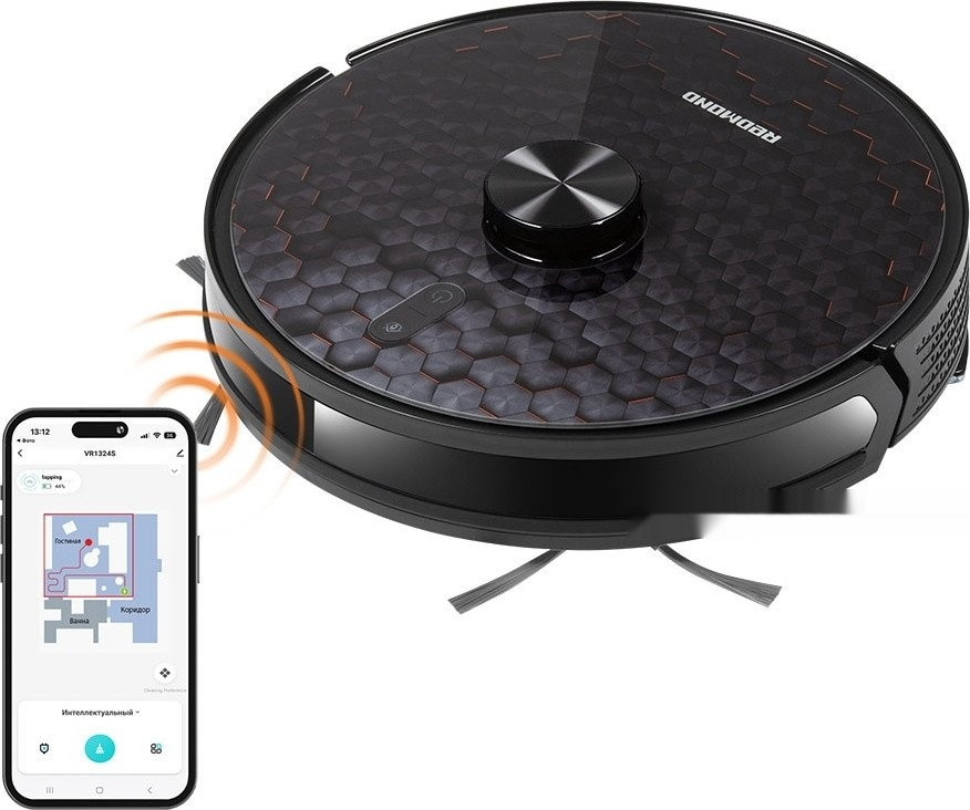 Робот-пылесос Redmond VR1324S WiFi