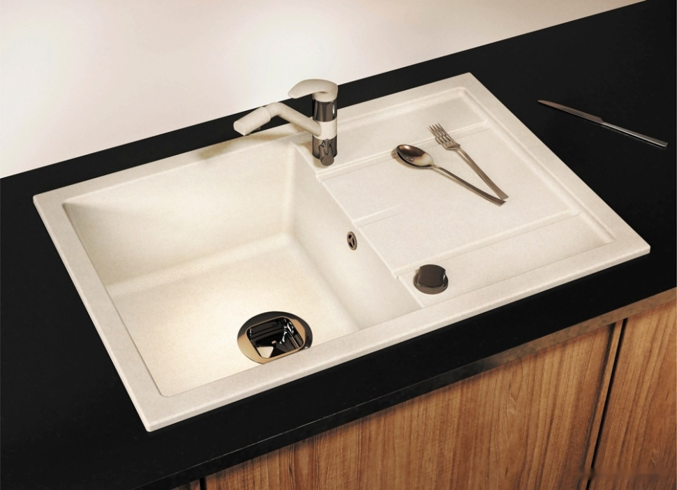 Кухонная мойка Tolero R-112 (бежевый)