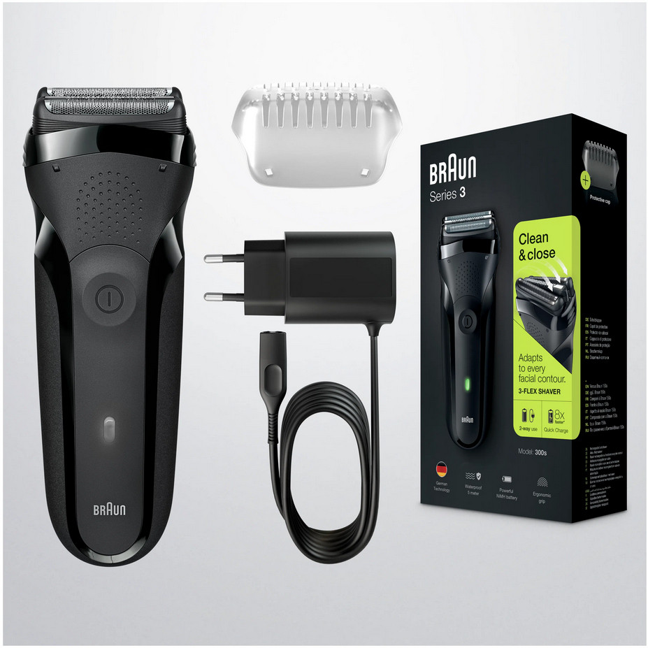 Электробритва мужская Braun Series 3 Shave&Style 300BT