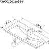 Умывальник Am.Pm X-Joy M85AWCC1002WG64