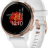 Умные часы Garmin Venu 2S (розовое золото/белый)