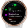 Умные часы Garmin Venu 2S (розовое золото/белый)