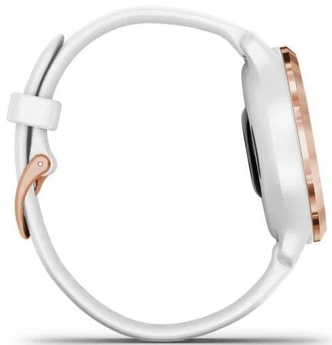 Умные часы Garmin Venu 2S (розовое золото/белый)