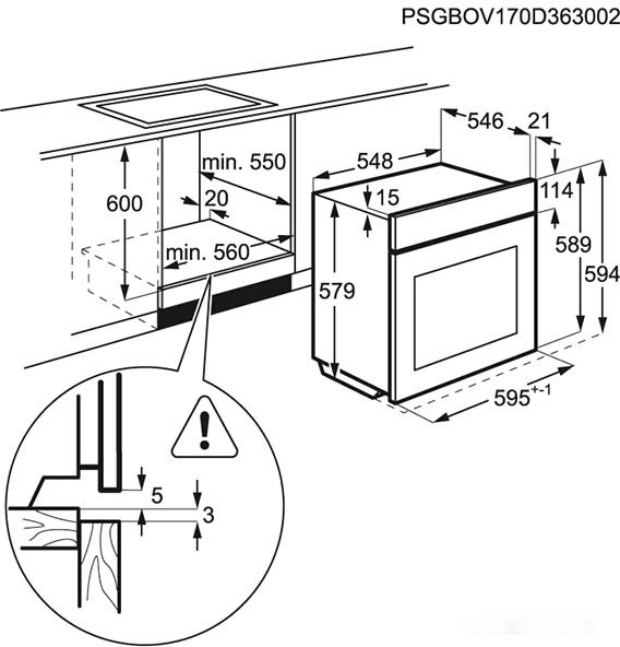 Духовой шкаф AEG BER352110M