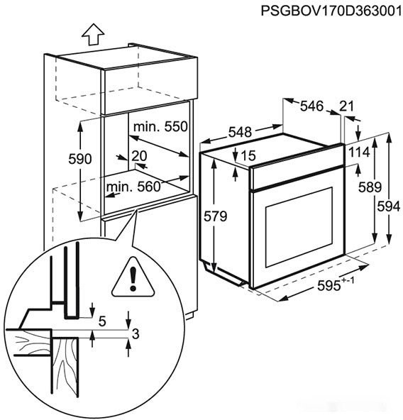 Духовой шкаф AEG BER352110M