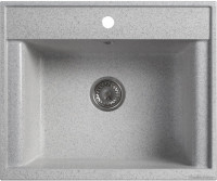 Кухонная мойка Belux SG-REC-6050 (олово светлосерый)