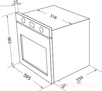 Духовой шкаф HOMSair OEM657BK