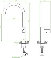 Смеситель Laveo Pretto BAO 768D