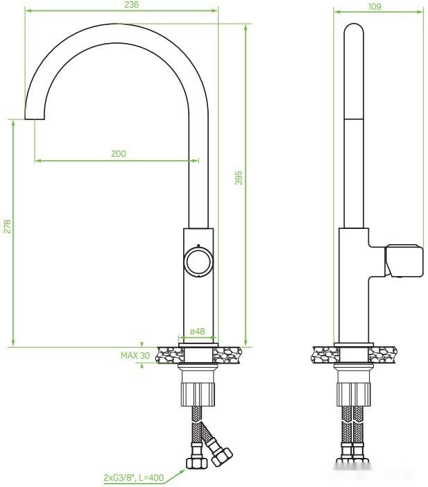 Смеситель Laveo Pretto BAO 768D