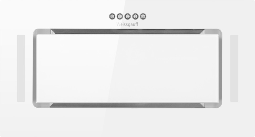 Вытяжка Weissgauff Pilot 600 PB White Glass