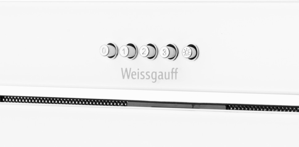 Вытяжка Weissgauff Pilot 600 PB White Glass