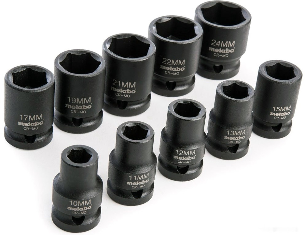 Набор торцевых головок Metabo 628831000 (10 предметов)