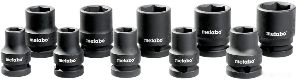 Набор торцевых головок Metabo 628831000 (10 предметов)