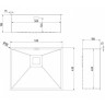 Кухонная мойка Teka SQUARE 500/400