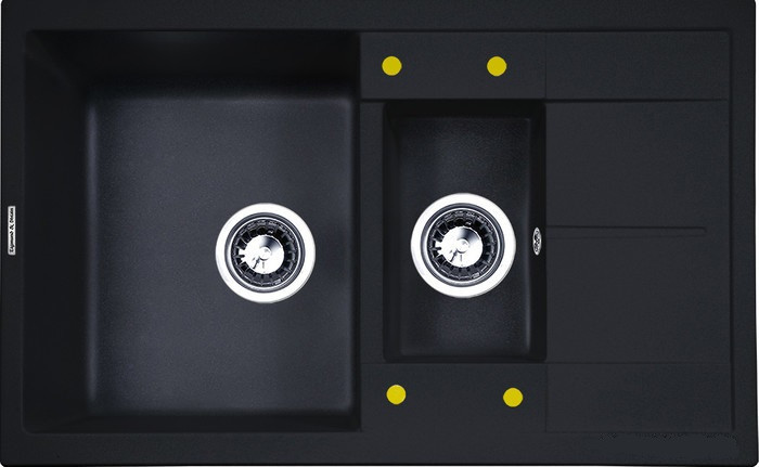 Кухонная мойка Zigmund & Shtain Rechteck 780.2 (Темная скала)