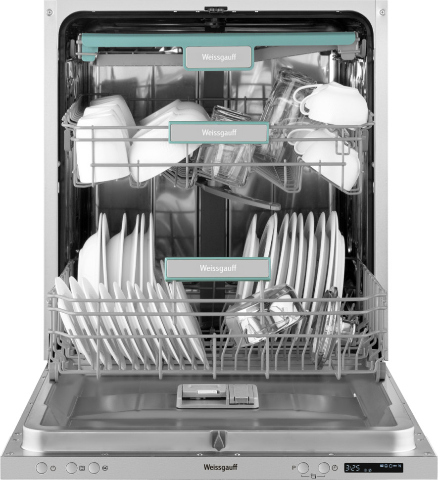 Посудомоечная машина Weissgauff BDW 6033 Wi-Fi Inverter Autoopen 433789