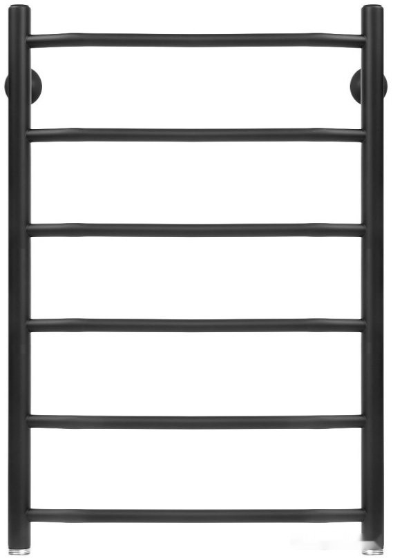 Полотенцесушитель Granula Трапеция 50х80 6 перекладин (нижнее подключение, черный матовый)